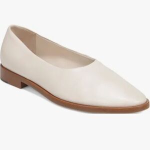 Via Spiga Paloma Leather Slip on Flats Women's 8.5 Color Pumace